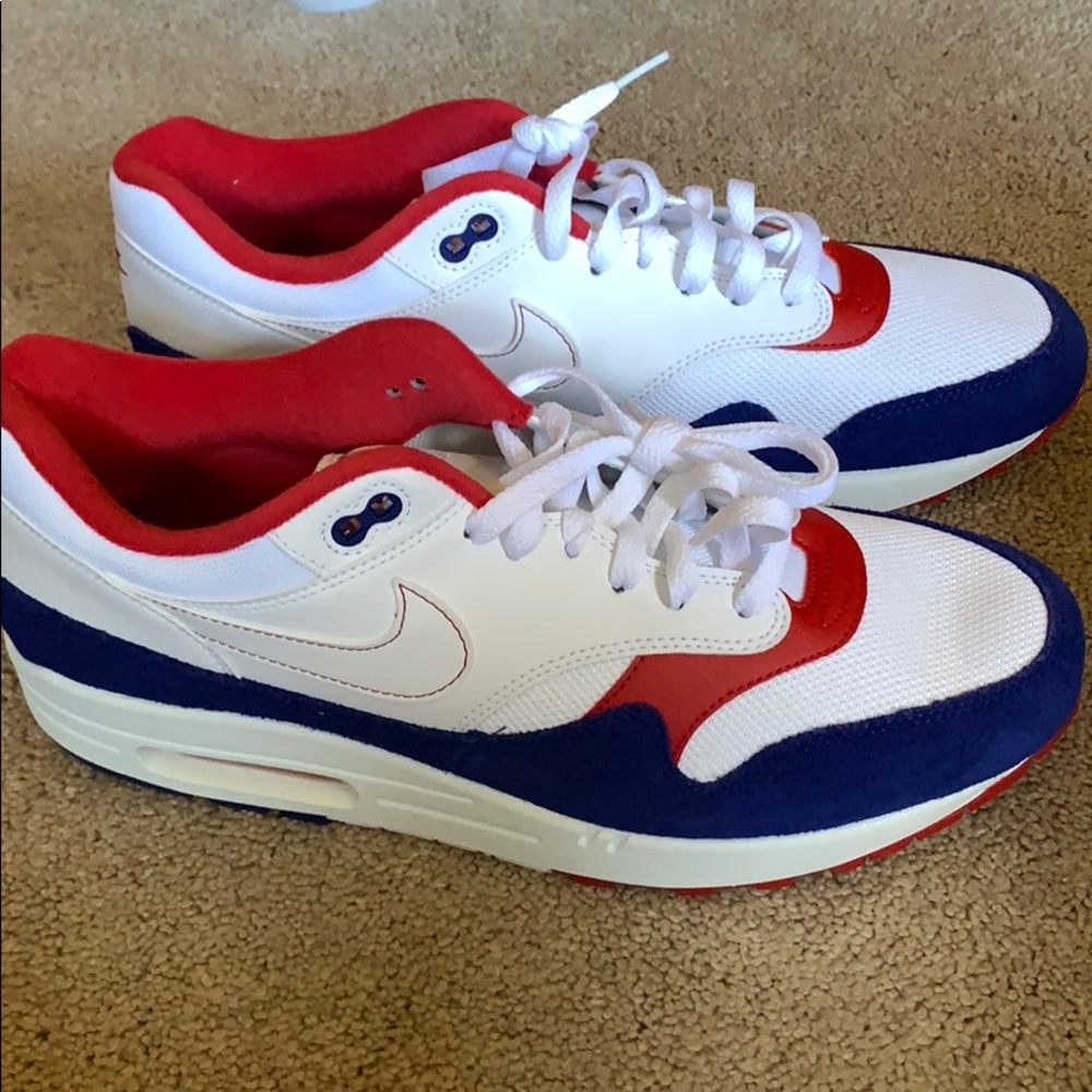 Nike Air max 1 red white and blue men’s 12